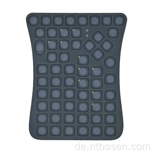 Silikon -Gummi -Maschine -Menü Flat -Taste -Tastatur